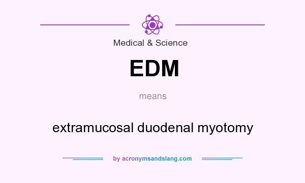 what does edm mean