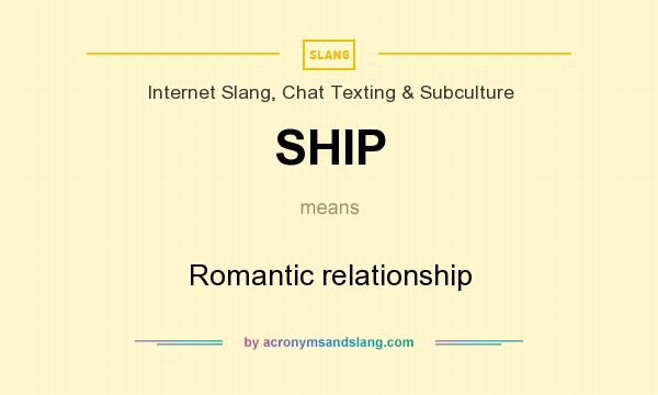 what does ship mean