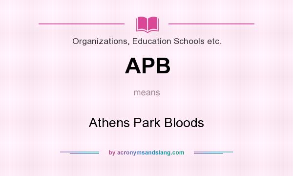 what does apb mean